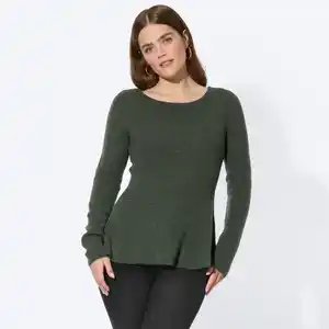 Damen-Pullover mit Schößchen