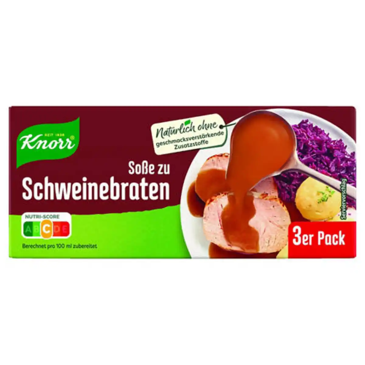 Bild 1 von KNORR Basissauce 3 x 250 ml, Schweinebraten