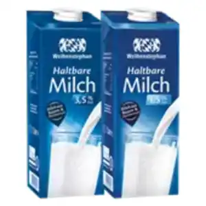 Weihenstephan H-Milch 1,5 % oder 3,5 % Fett