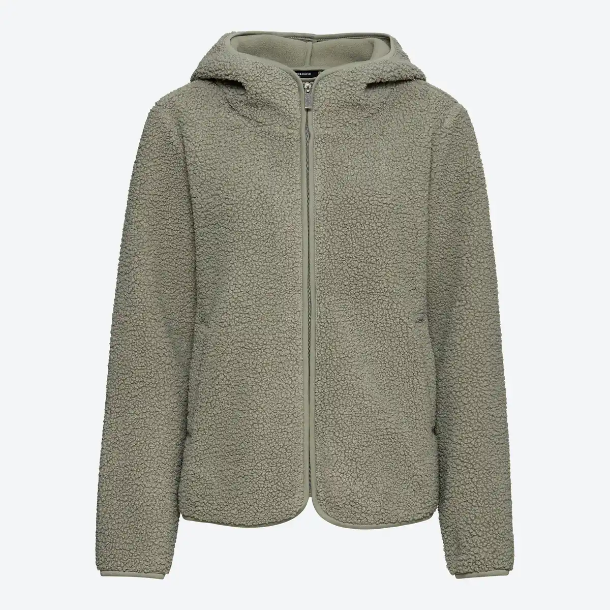 Bild 1 von Damen-Fleecejacke mit Kapuze und Reißverschluss