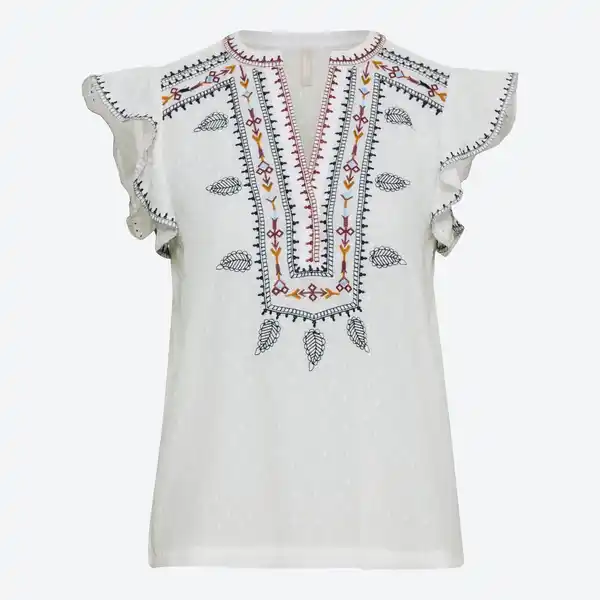 Bild 3 von Damen-Bluse mit Stickerei