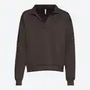 Bild 1 von Damen-Langarmshirt mit Polokragen aus Modal-Mix