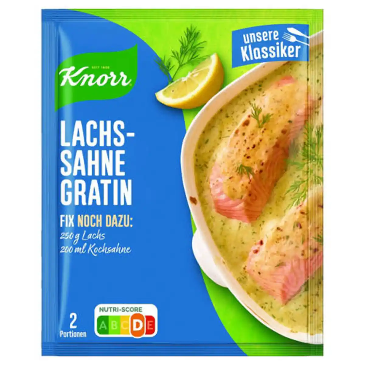 Bild 1 von KNORR Fix, Lachs-Sahne-Gratin 28 g
