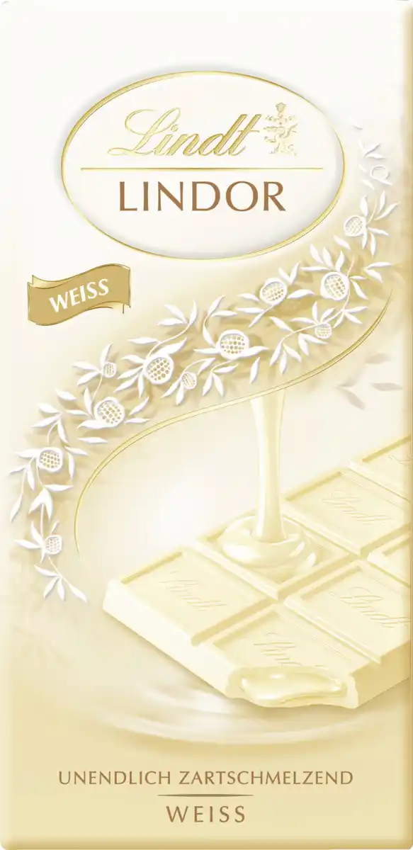 Bild 1 von Lindt Lindor Tafel Weiß, 100 g