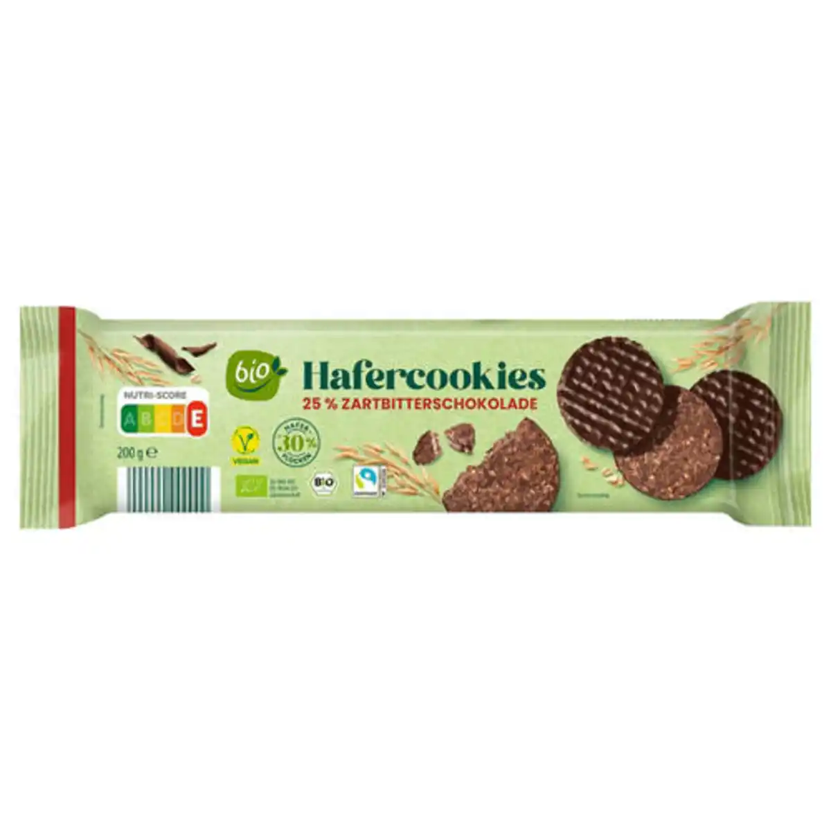 Bild 1 von Bio-Hafercookies 200 g, Zartbitterschokolade