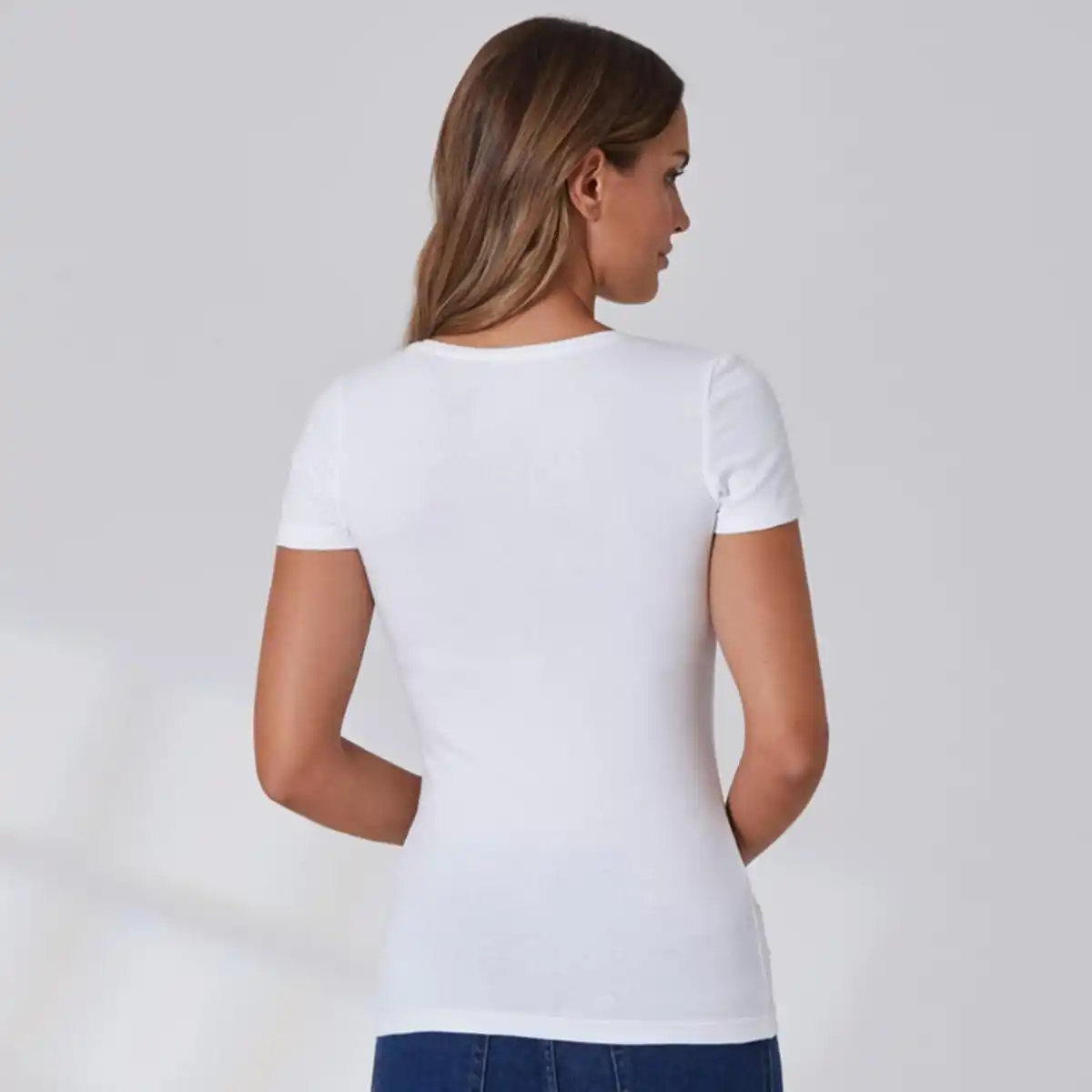 Bild 4 von Damen-T-Shirt mit Rundhalsausschnitt