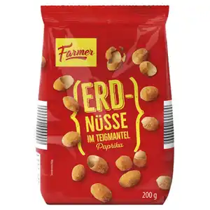 FARMER Erdnüsse im Teigmantel 200 g, Paprika