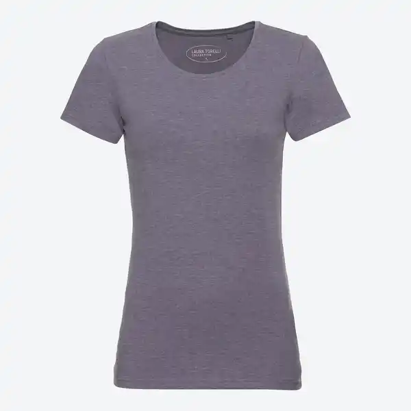 Bild 3 von Damen-T-Shirt mit Rundhalsausschnitt