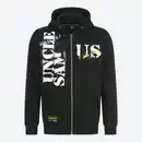 Bild 2 von Uncle Sam Herren-Sweatjacke mit Kapuze
