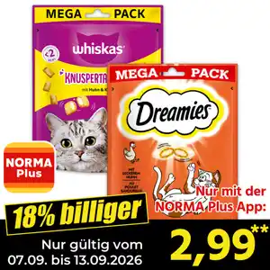 Whiskas/Dreamies Snacks XXL