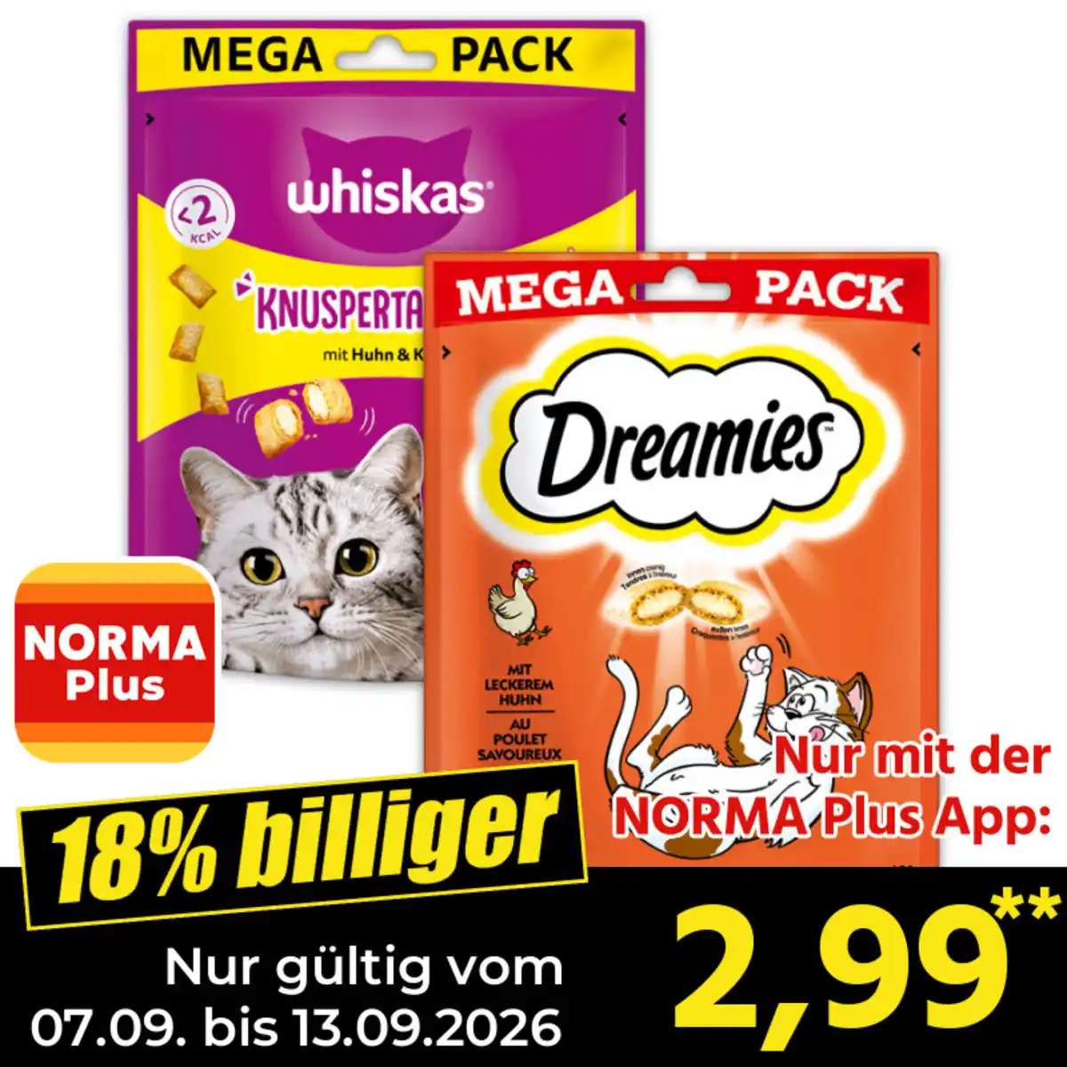 Bild 1 von Whiskas/Dreamies Snacks XXL
