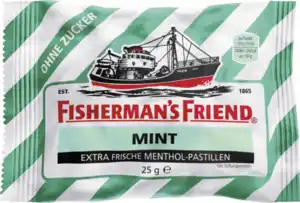 Fisherman's Friend Extra Frische Menthol Pastillen mit Mintgeschmack und Süßungsmitteln, 25 g