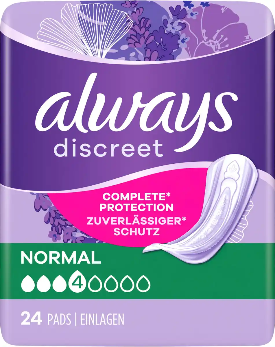 Bild 1 von Always Discreet Einlagen Normal, 96 Stk