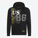 Bild 3 von Uncle Sam Herren-Sweatshirt mit Kapuze