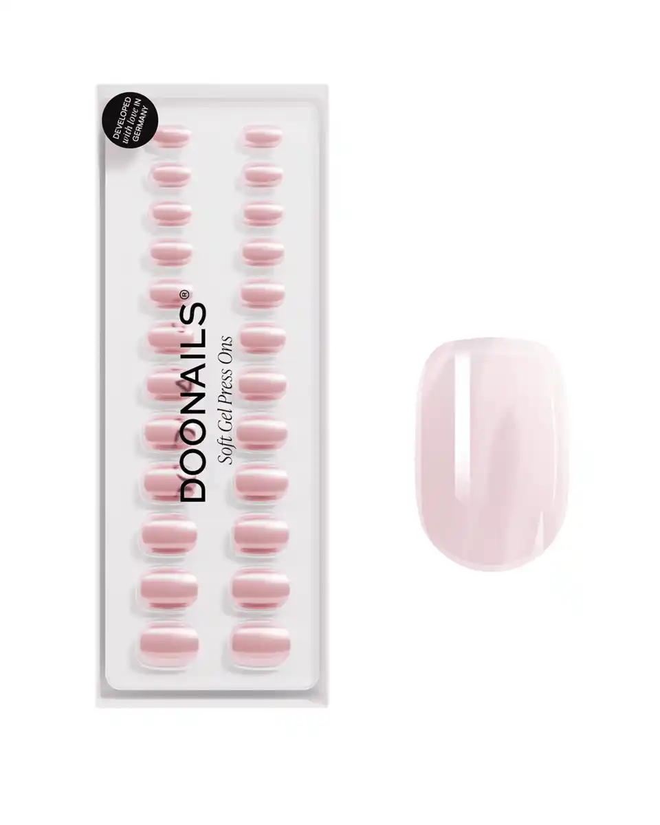 Bild 1 von DOONAILS Soft Gel Press Ons Short Square Jetset Extra, 0 Jetset