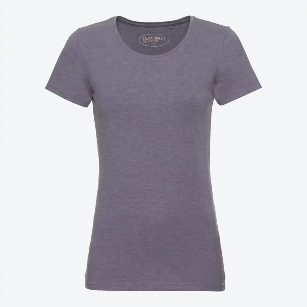 Bild 2 von Damen-T-Shirt mit Rundhalsausschnitt