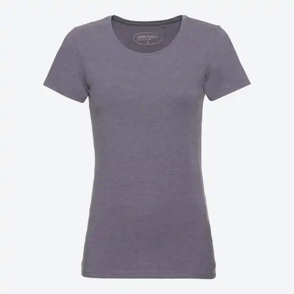 Bild 2 von Damen-T-Shirt mit Rundhalsausschnitt