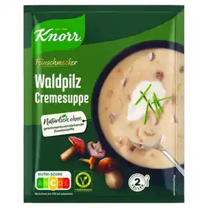 KNORR Feinschmeckersuppe 48 g, Waldpilzcreme