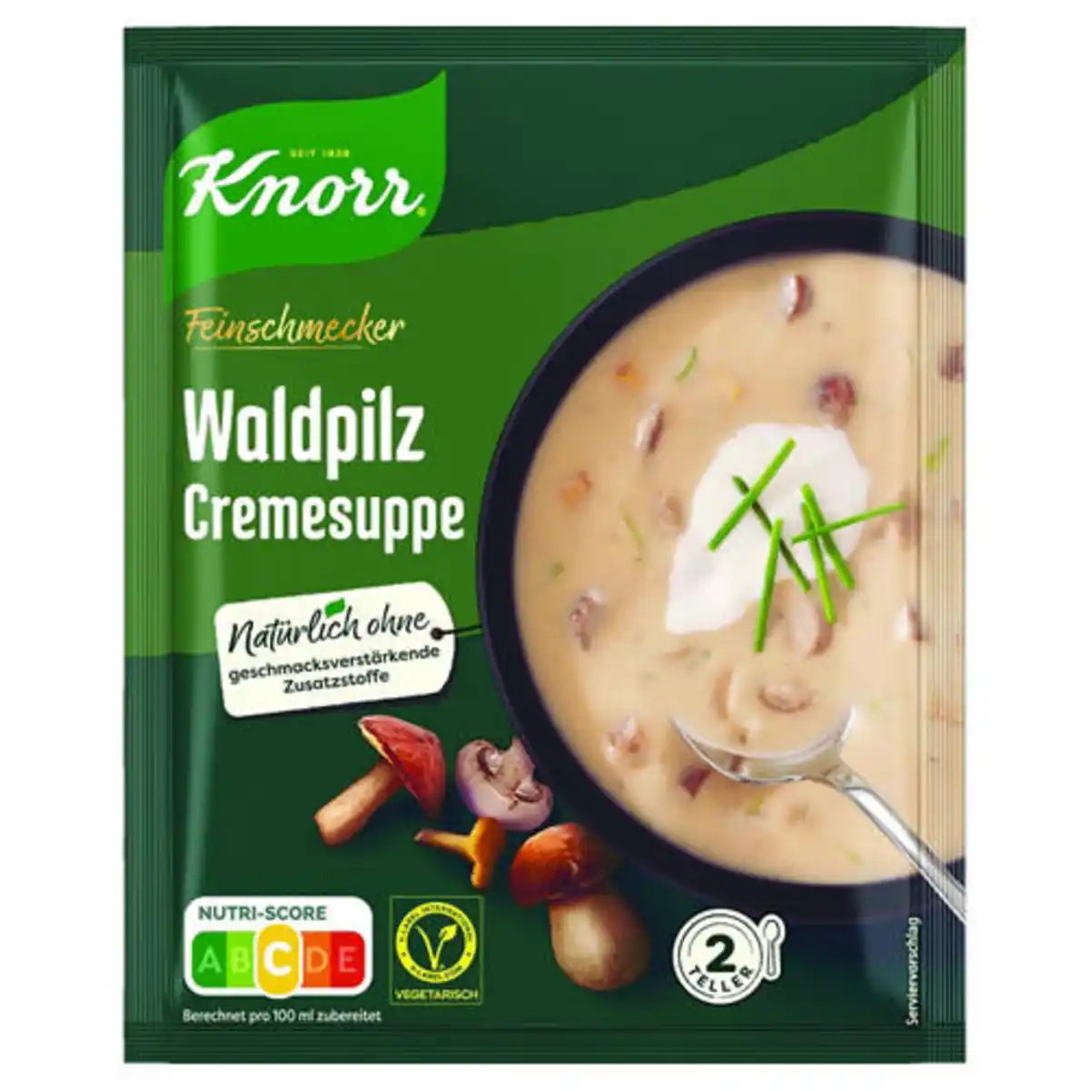 Bild 1 von KNORR Feinschmeckersuppe 48 g, Waldpilzcreme