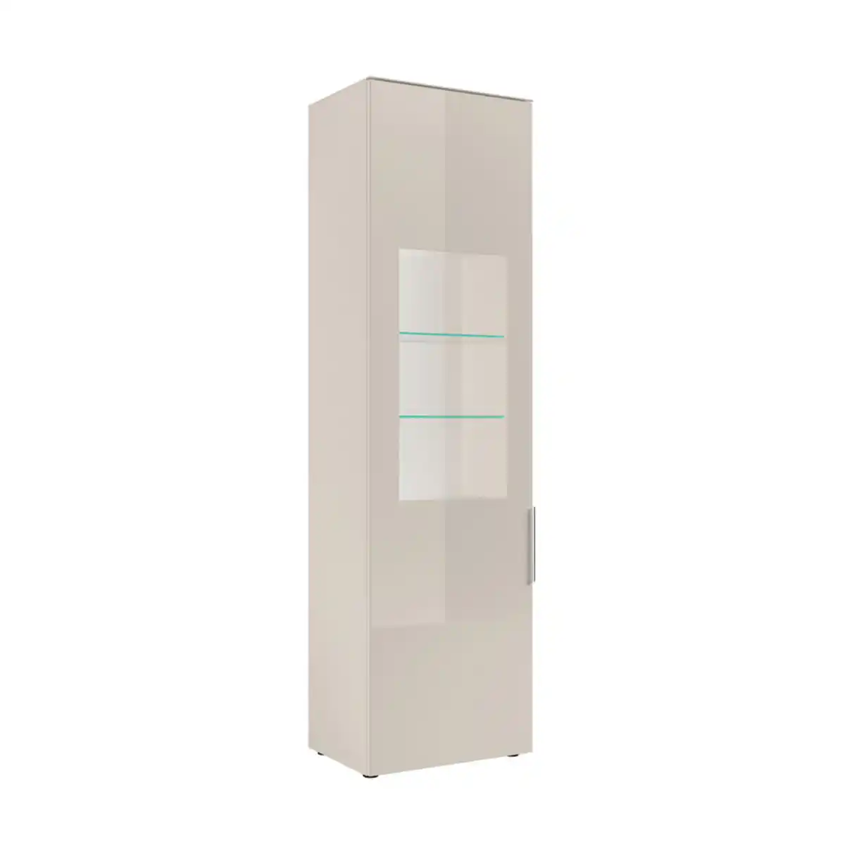 Bild 1 von Sammlervitrine Kunststoff 196 x 55 x 40 cm Kaschmir