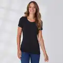 Bild 1 von Damen-T-Shirt mit Rundhalsausschnitt