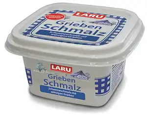 LARU Griebenschmalz Schweinschmalz mit würzigen Grieben