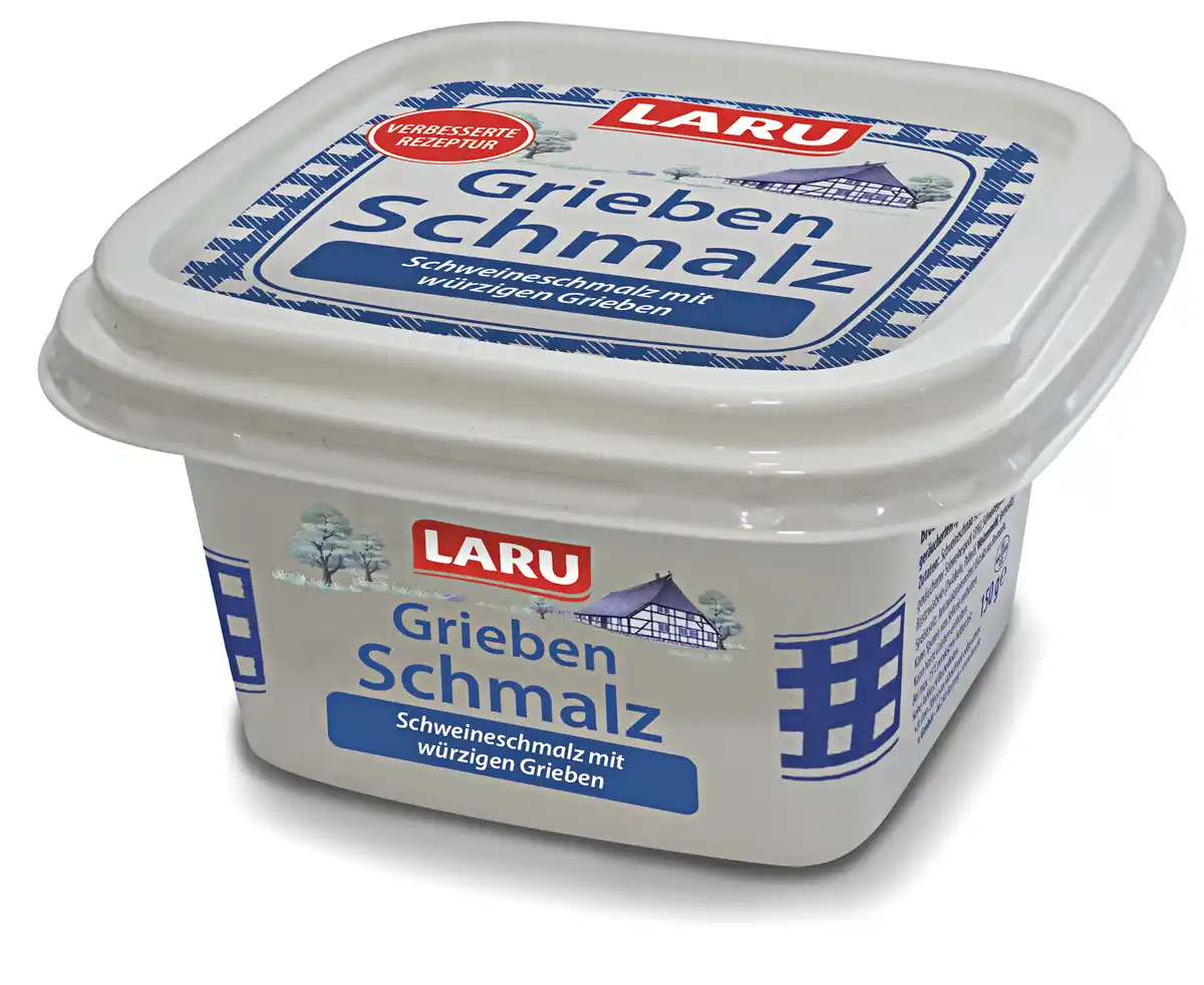 Bild 1 von LARU Griebenschmalz Schweinschmalz mit würzigen Grieben