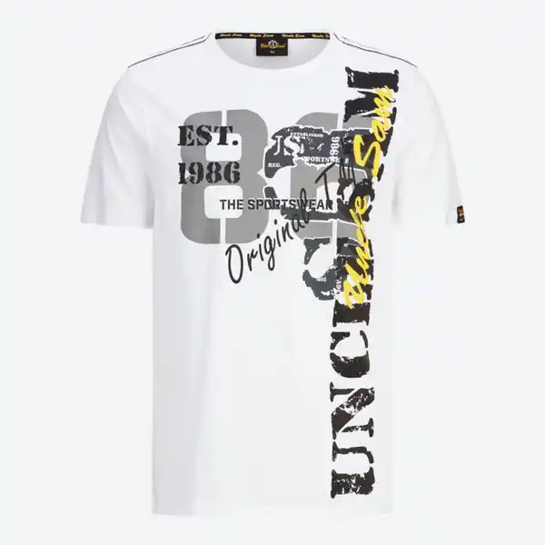 Bild 2 von Uncle Sam Herren-Funktions-T-Shirt mit Frontaufdruck