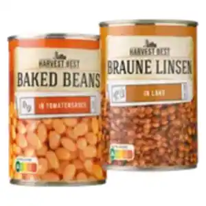 HARVEST BEST Baked Beans oder Braune Linsen