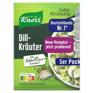 KNORR Salatkrönung 5er-Pack, Dill-Kräuter