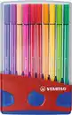 Bild 1 von STABILO® Premium Fasermaler Pen 68 ColorParade 20er-Klappbox, 0 sortiert