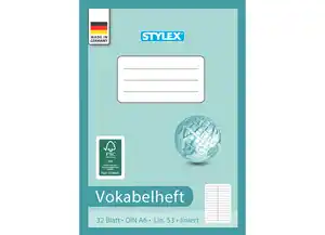 Stylex Vokabeheft DIN A6
