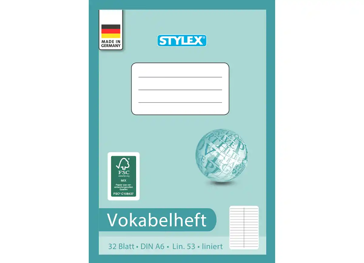 Bild 1 von Stylex Vokabeheft DIN A6