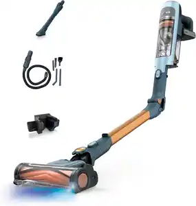 PowerDetect Speed IA1244EU Akku-Stielstaubsauger eisblau, 60 min Laufzeit, HEPA-Filter, 0,5 l Staubvolumen, Elektro-Bodenbürste