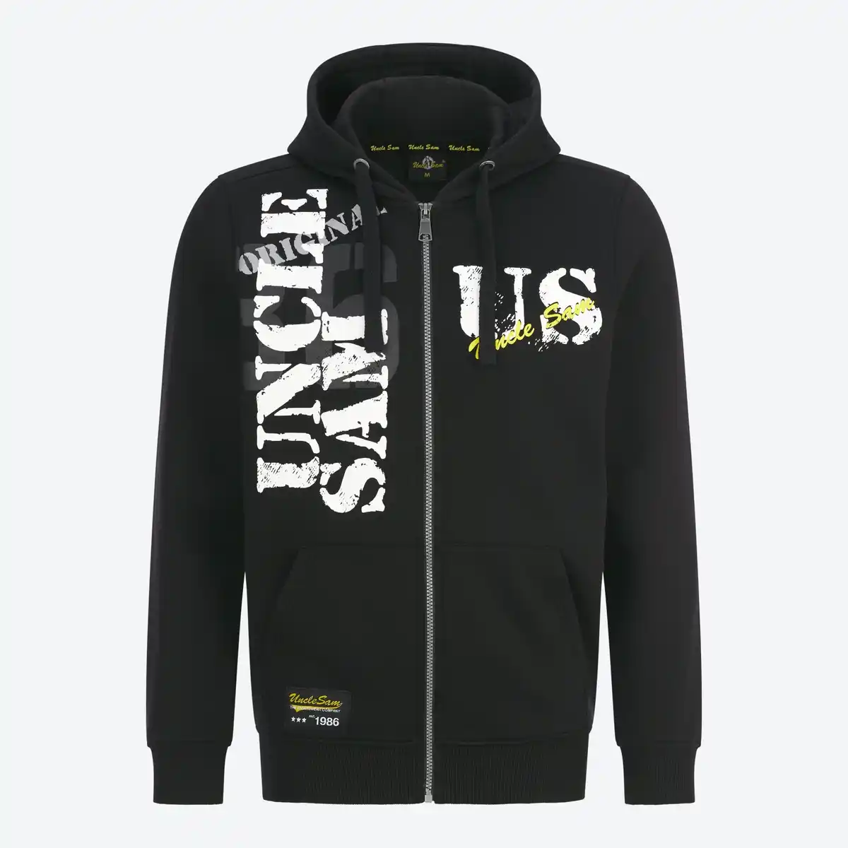 Bild 3 von Uncle Sam Herren-Sweatjacke mit Kapuze