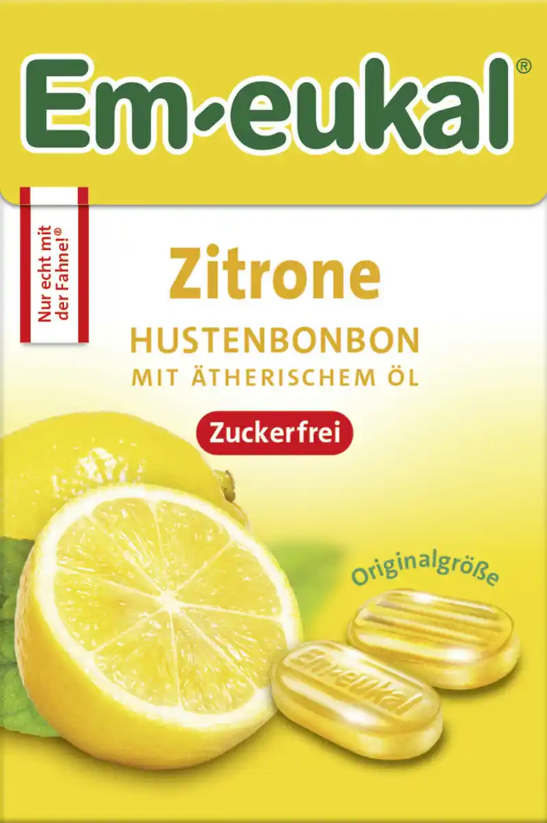Bild 1 von Em-eukal Zitrone Hustenbonbons Minis, 50 g