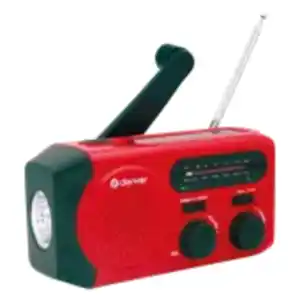 DENVER 3in1 Handkurbel- und Solar-Radio SCR-2010