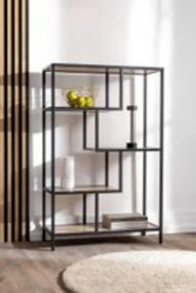 Bild 2 von Better Home Bücherregal, 5 Ebenen, ca. 84 x 34 x 130 cm - Braun