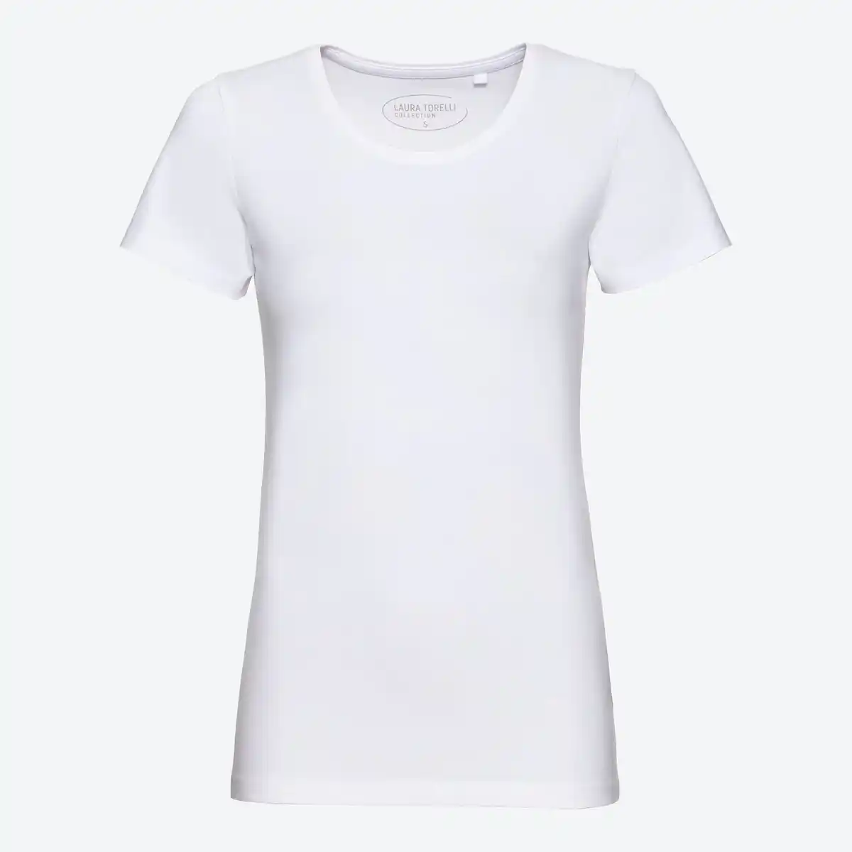 Bild 3 von Damen-T-Shirt mit Rundhalsausschnitt