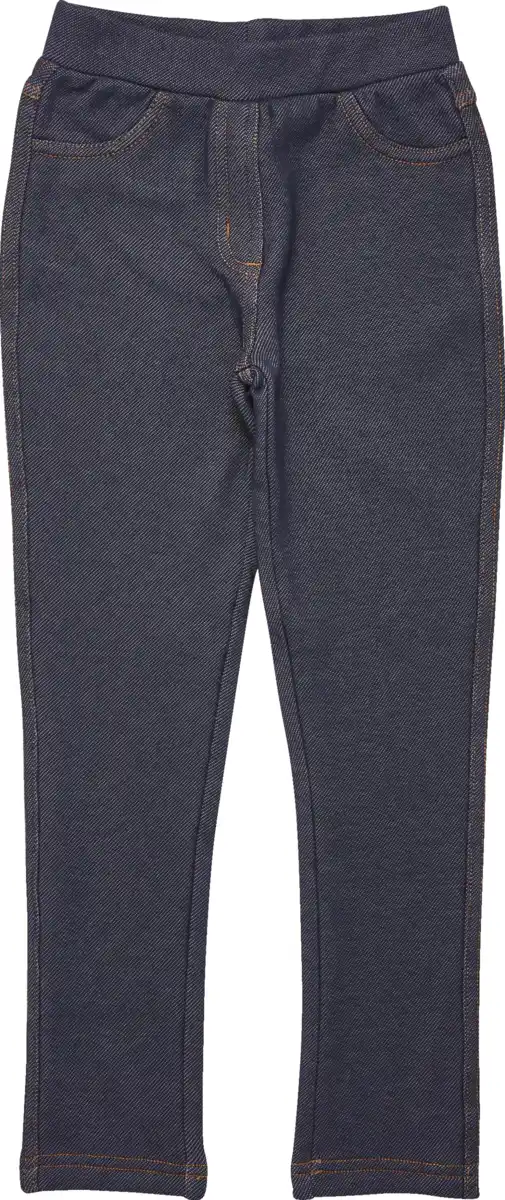 Bild 1 von IDEENWELT Kinder-Plüschleggings Denim Gr. 110/116