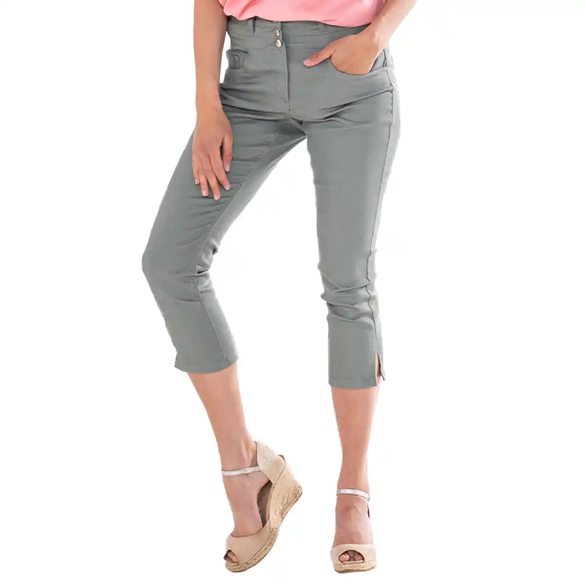 Bild 1 von ELLENOR Stretch-Capri-Hose für Damen