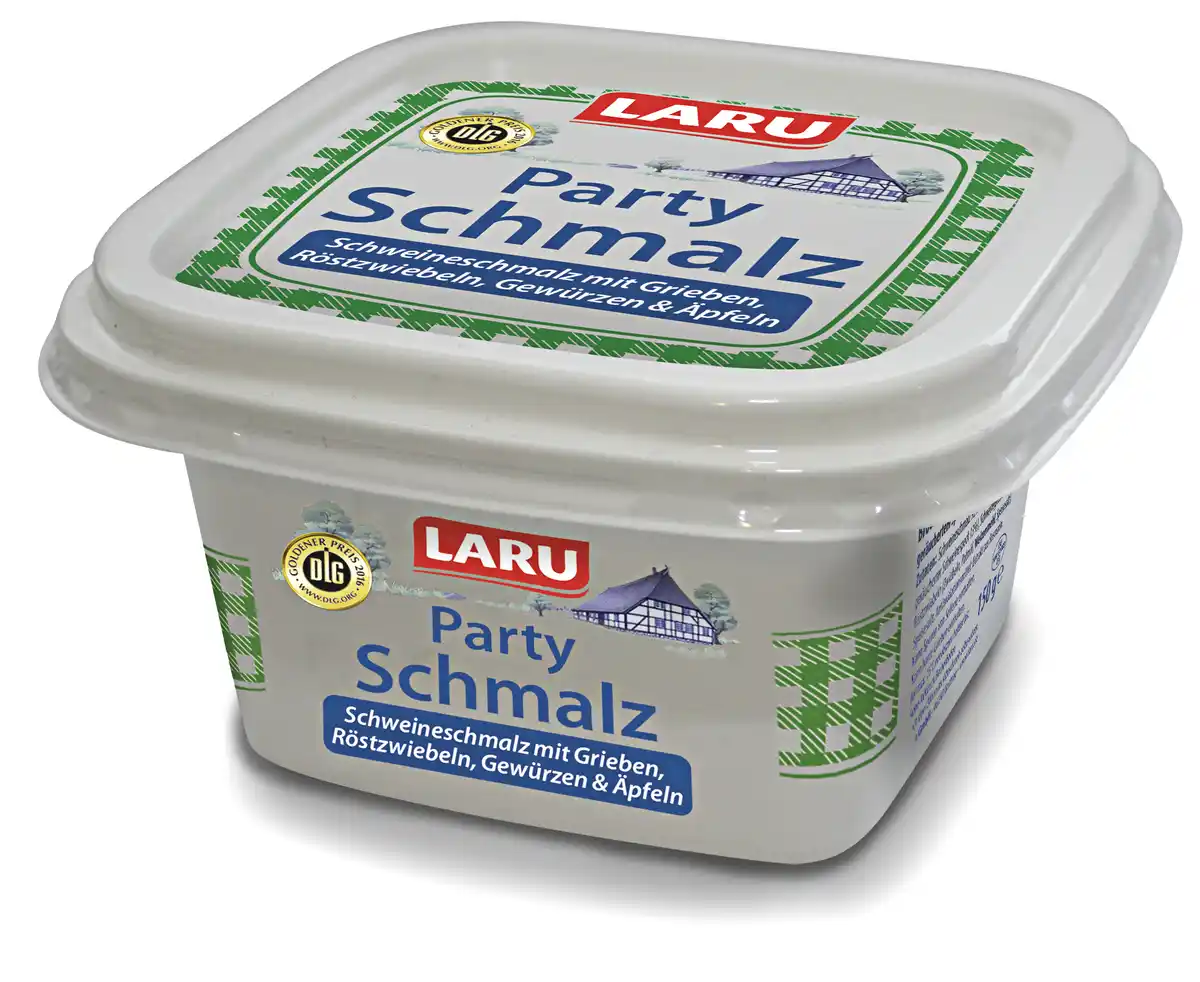 Bild 1 von LARU Partyschmalz mit Grieben