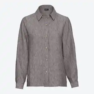 Damen-Bluse mit Hemdkragen