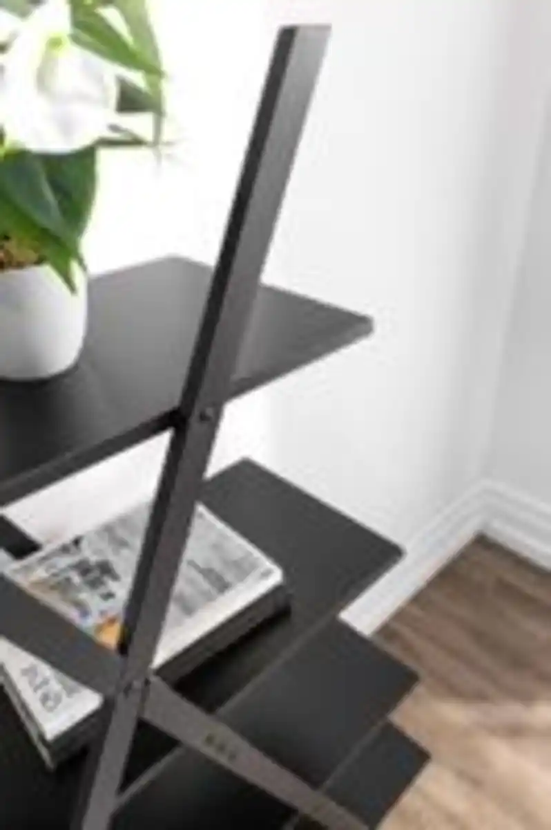 Bild 4 von Better Home Standregal, 4 Ebenen, ca. 120 x 33 x 135 cm - Schwarz