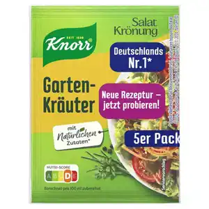 KNORR Salatkrönung 5er-Pack, Gartenkräuter