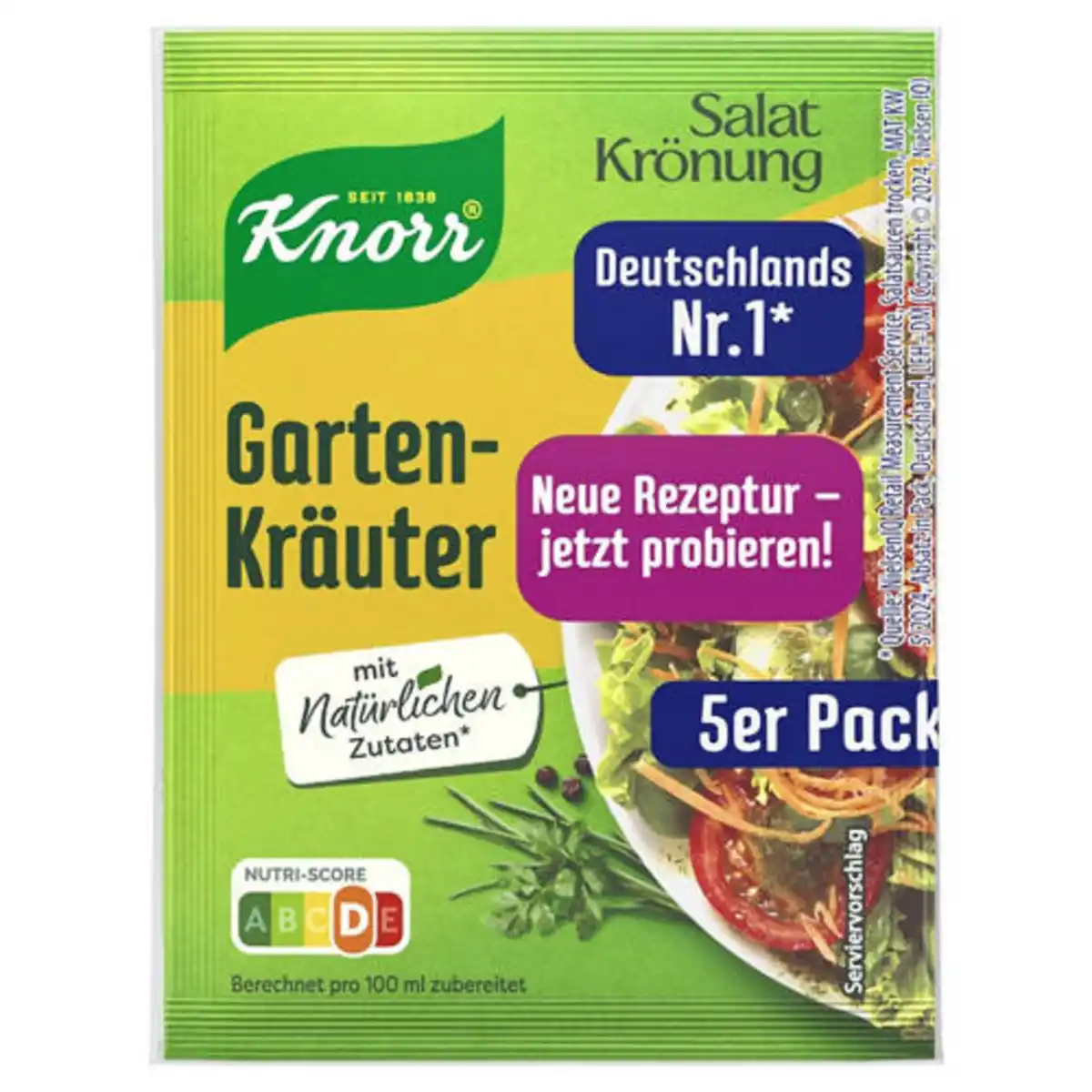 Bild 1 von KNORR Salatkrönung 5er-Pack, Gartenkräuter