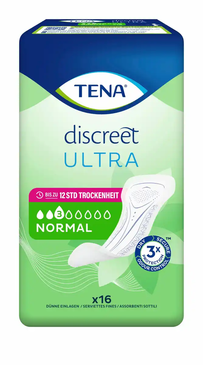 Bild 1 von Tena discreet Ultra Inkontinenzeinlagen Normal, 16 Stk