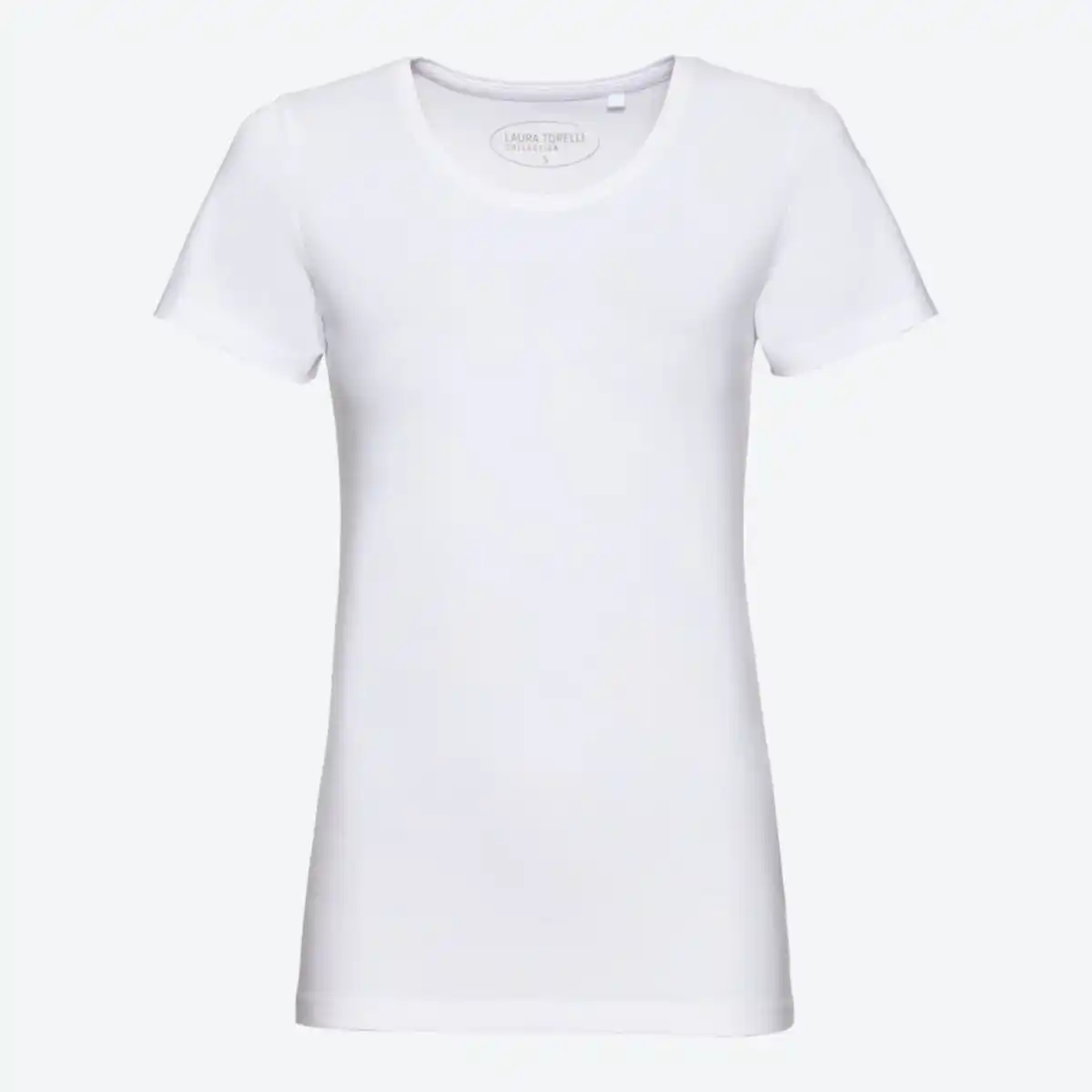 Bild 2 von Damen-T-Shirt mit Rundhalsausschnitt
