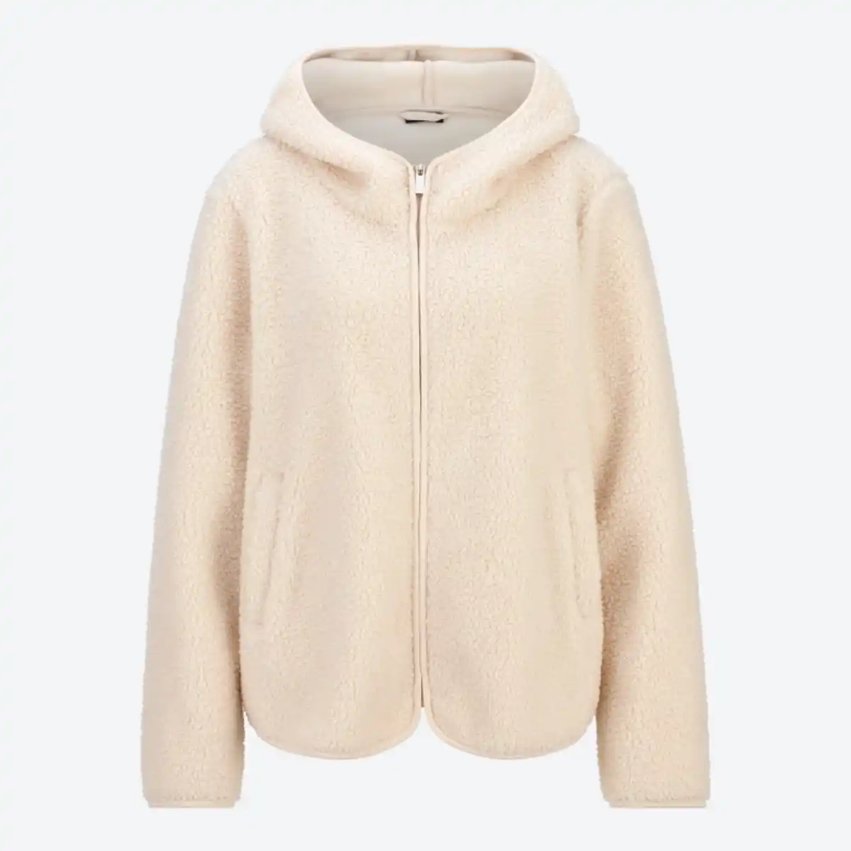Bild 2 von Damen-Fleecejacke mit Kapuze und Reißverschluss