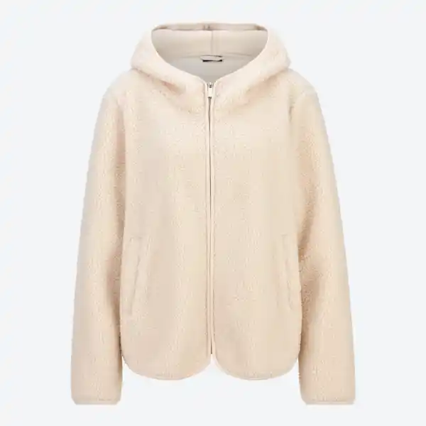 Bild 2 von Damen-Fleecejacke mit Kapuze und Reißverschluss
